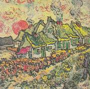 Vincent Van Gogh Farmhouses oil painting on canvas